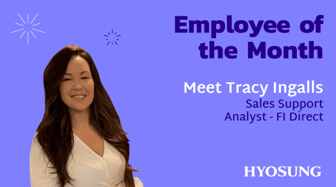 Hyosung’s Employee of the Month: April